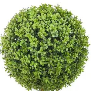 Artificial Topiaries Boxwood Trees 22 in. With Containers Ball-Shape (2- pieces)